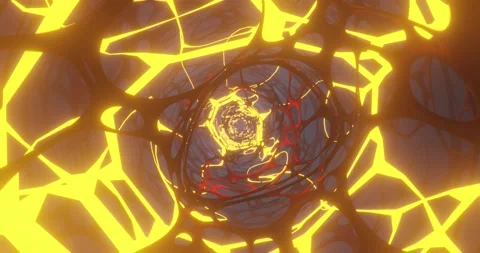  Flying through the organic matter with lightened neural links. Видео 158622705