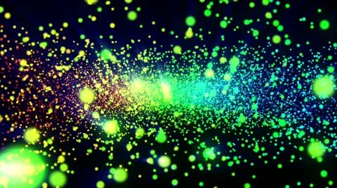 Flying Through Particles - 003 - 25 fps Video stock 20440946