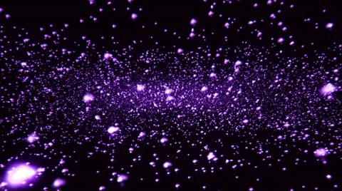 Flying Through Particles - 004 - 25 fps Stock Footage