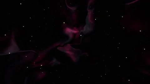 Flying Through Red Silky Nebula Space Background 4K Stock-Footage 171836126