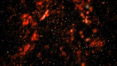Flying through space loop Nebulae Galaxy. flying through starfield. 스톡 동영상 321996404