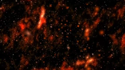 Flying through space loop Nebulae Galaxy. flying through starfield. Stock Footage 321996406