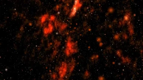 Flying through space loop Nebulae Galaxy. flying through starfield. Stock Footage 321996430