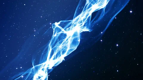 Flying through space nebula background looped Stock Footage 237210473