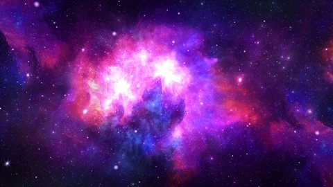 Flying through space passing stars 4K Loop Animation Video stock 127641460