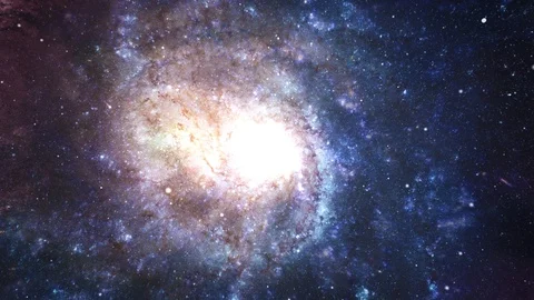 Flying through space passing stars 4K Loop Animation Video stock 127642937