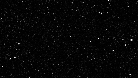 Flying through space starfield loopable animation with large stars Stock Footage 102614625