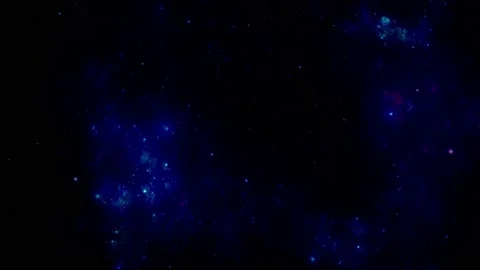 Flying Through Space, Starry outer space background Vidéo 144772107