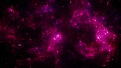 Flying Through Space, Starry outer space background Vidéo 144772108