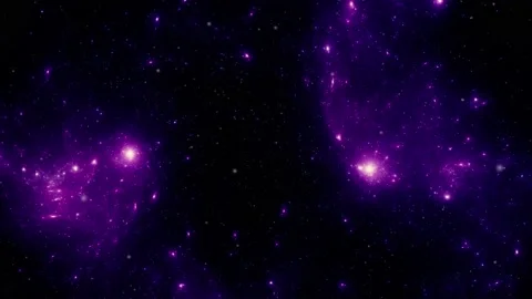 Flying Through Space, Starry outer space background 스톡 동영상 144773461