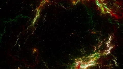 Flying Through Space, Starry outer space background Stock Footage 147670744