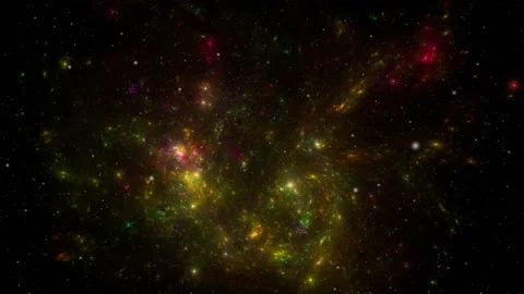 Flying Through Space. Starry outer space background texture Stock-Footage 151017445