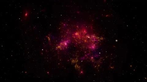 Flying Through Space. Starry outer space background texture Stock-Footage 151020050