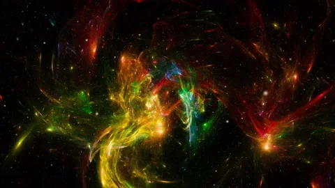 Flying Through Space, Starry outer space background Stock-Footage 151332912