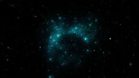 Flying Through Space, Starry outer space background Stock Footage 151333127