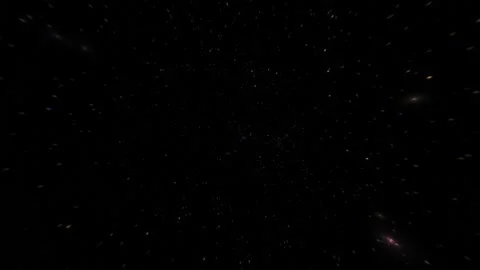 Flying through space stars  galaxy and clouds nebula at high speed Stock Footage 161491994