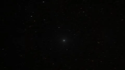 Flying through space stars  galaxy and clouds nebula at high speed Stock Footage 161492075