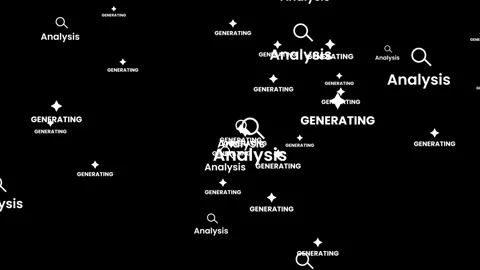Flying through a space tunnel of artificial intelligence process text animation Stock-Footage 332127036