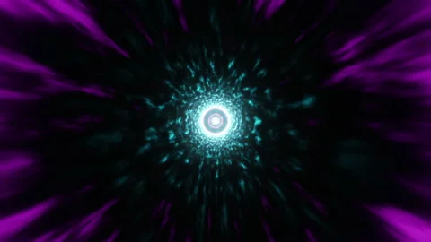 Flying Through A Space Tunnel Stock-Footage 230268162