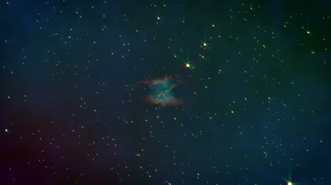 Flying through space. Warp Speed 库存影片 33420111