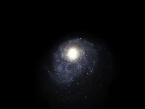 Flying Through a Spiral Galaxy Stock Footage 70547542