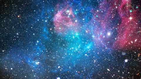 Flying Through A Star Field Stock Footage 45637876