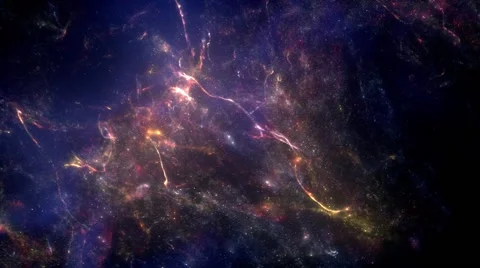 Flying Through Star Field Nebula. Stock Footage 54065149