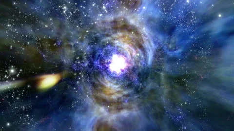 Flying through star fields and galaxies in deep space - Space 2121 HD, 4K Stock Footage 57239793