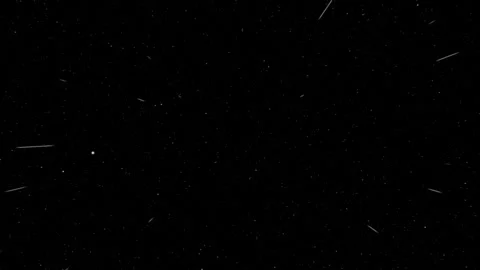 Flying Through Star Fields, Black Background, Deep Cinematic Space Stock Footage 301308094