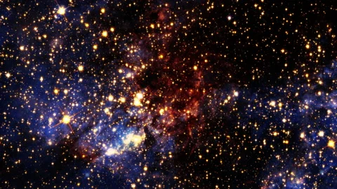 Flying through star fields in outer space Stock Footage 168218761