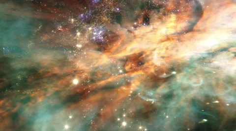 Flying through star fields in space - Space 2086 HD, 4K Stock Footage 50545365