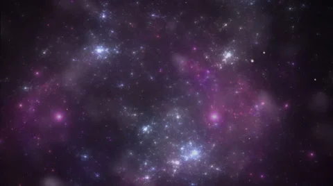 Flying through star fields in space Vidéo 63429982