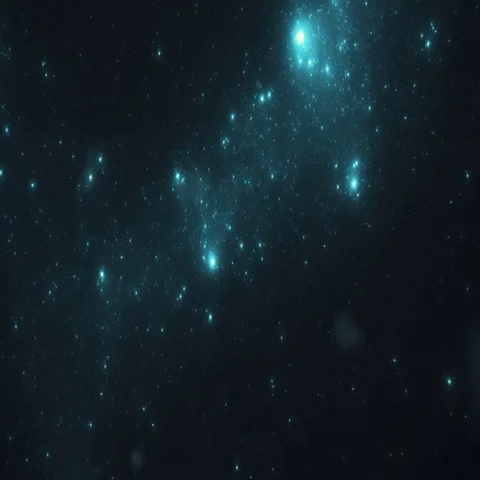 Flying through star fields in space Vidéo 69462062