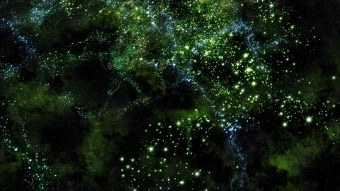 Flying Through Star Fields In Space Video stock 92503502