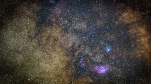 Flying through star fields in space. Stock Footage 93910178