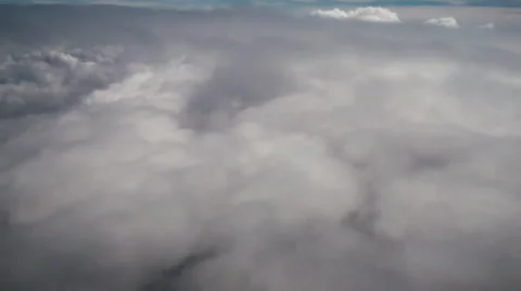 Flying Through Storm Clouds Stock Footage 48584800