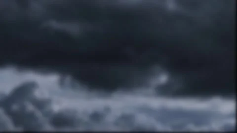 Flying through stormy clouds Stock Footage 256086960