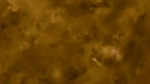 Flying through stormy clouds lit with lightning bolt flash 3d illustration イラスト素材