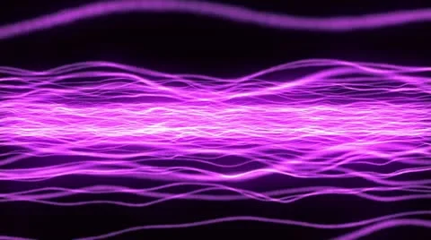 Flying Through Strings - 003 - 25 fps Stock Footage