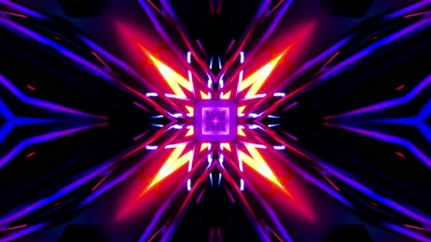 Flying through a tangle of flashing cables. Infinitely looped animation. Stock Footage 199123091