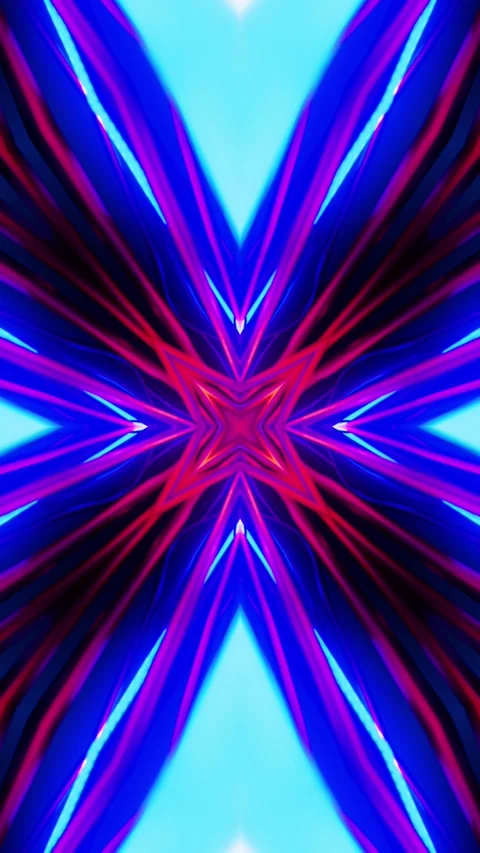 Flying through a tangle of flashing cables. Vertical looped video Stock Footage 229460378