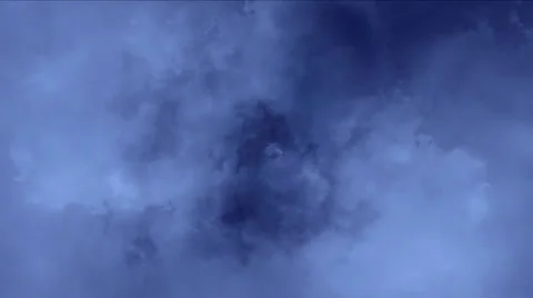 Flying through thunder clouds Stock Footage 25179290