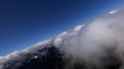 Flying through top of cloud layer Video stock 59417050