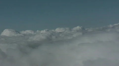 Flying through tops of clouds CR Stock Footage 315051