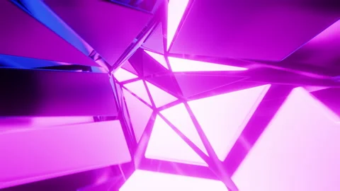 Flying through a tunnel with glowing panels. Loop animation 001 Stock Footage 168186595