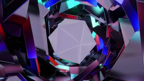 Flying through a tunnel HD Stock Footage 147068981