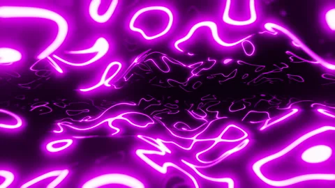 Flying through a tunnel with purple waves. Looped seamless animation. Stock Footage 170233795