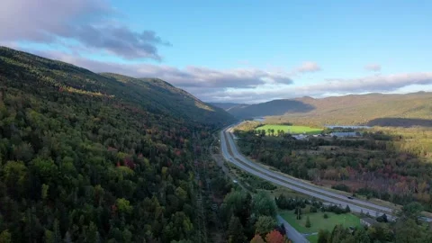 Flying Through the Valley Stock Footage 162338720