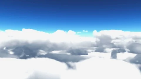 Flying through white clouds Video stock 101619276