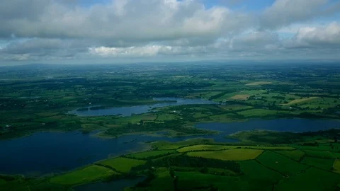 Flying through white fluffy clouds Stock Footage 97031516